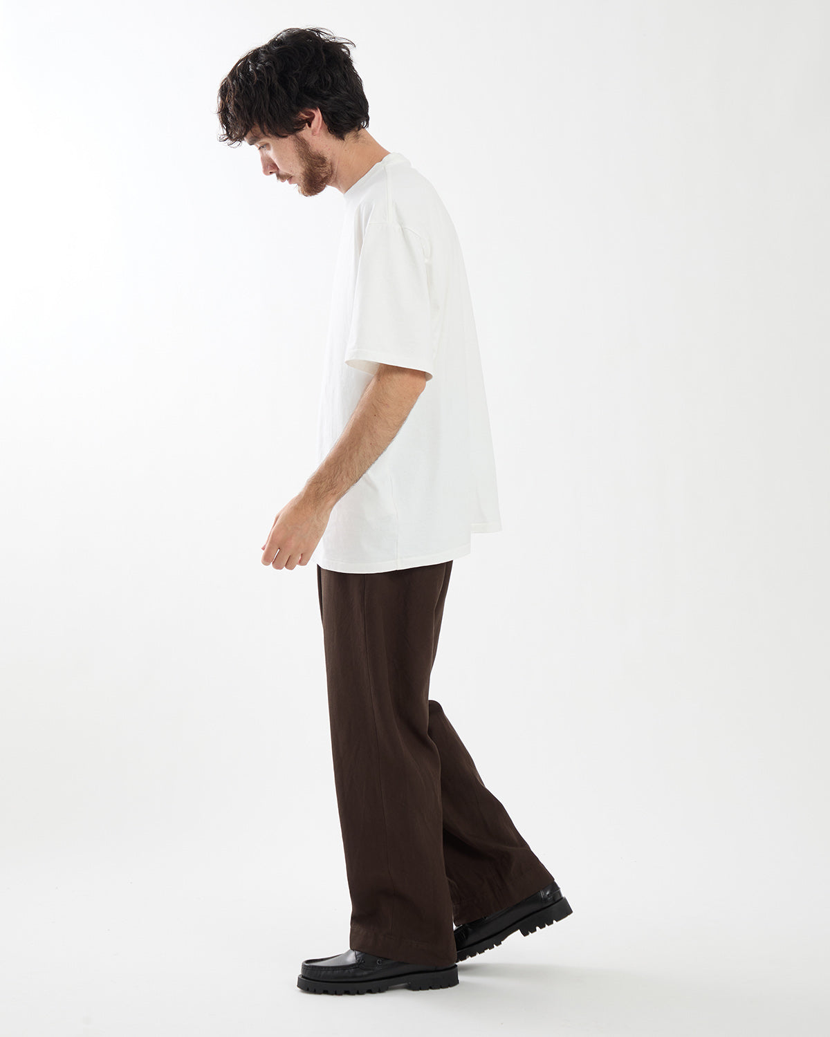 VINTAGE SILK COTTON WORK PANTS