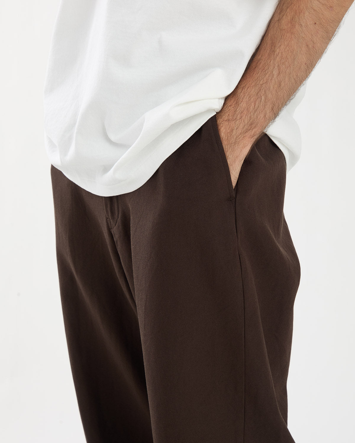 VINTAGE SILK COTTON WORK PANTS