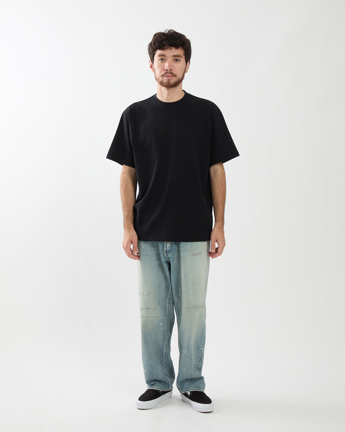NO.37 WASHED WIDE DENIM PANTS