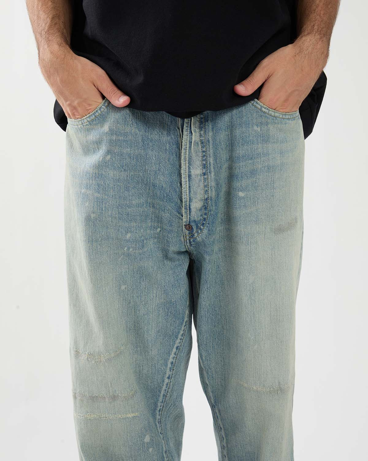 NO.37 WASHED WIDE DENIM PANTS