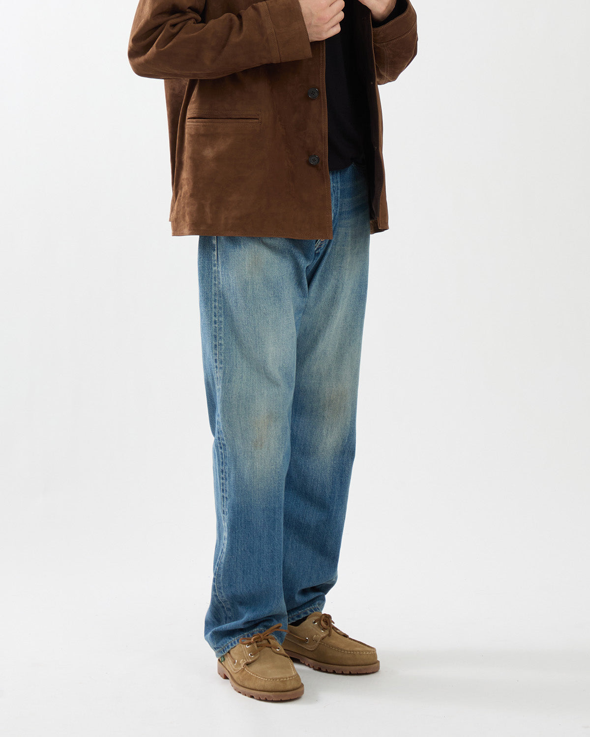 NO.2 WASHED DENIM PANTS