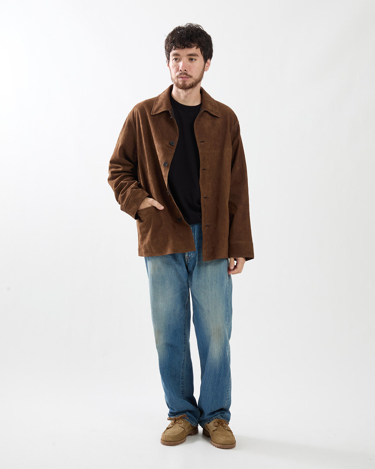 NO.2 WASHED DENIM PANTS
