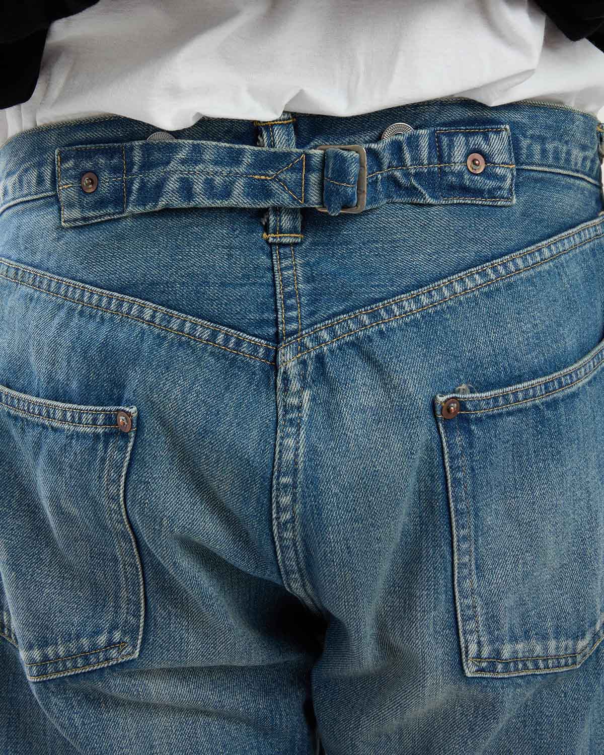NO.2 WASHED DENIM PANTS