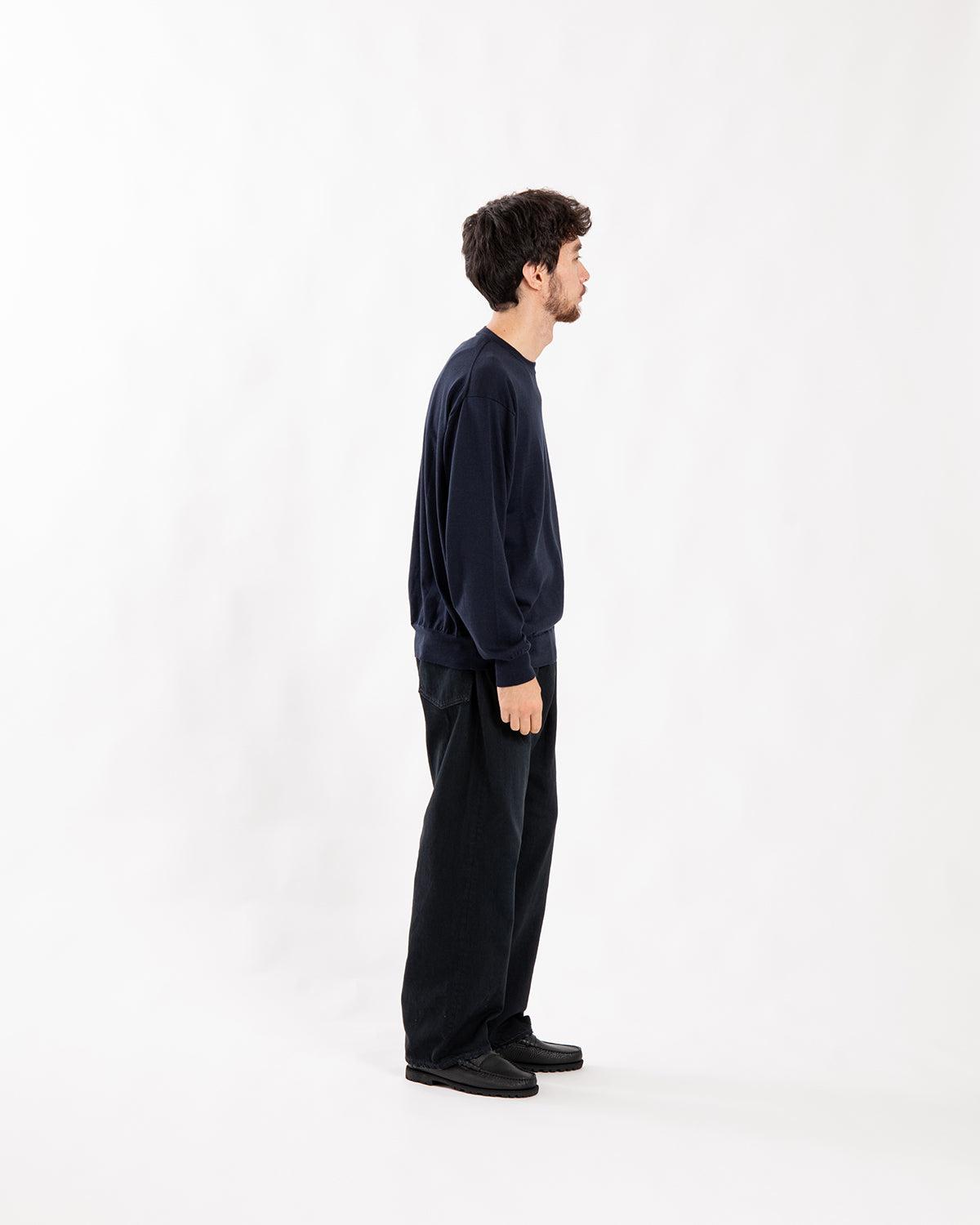 NO.22 WASHED WIDE DENIM PANTS