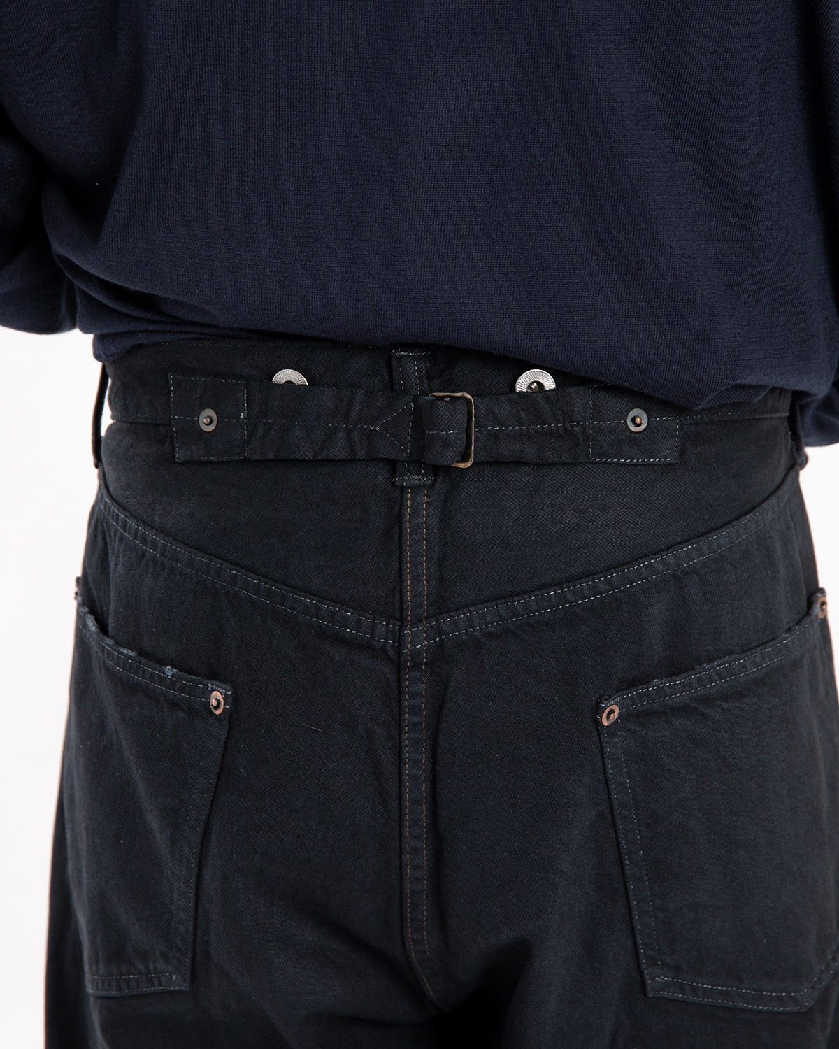 NO.22 WASHED WIDE DENIM PANTS