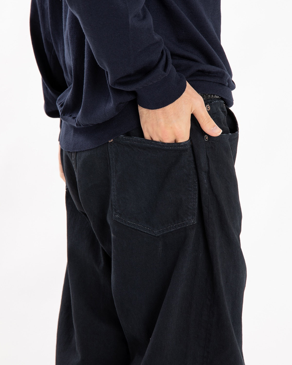 NO.22 WASHED WIDE DENIM PANTS