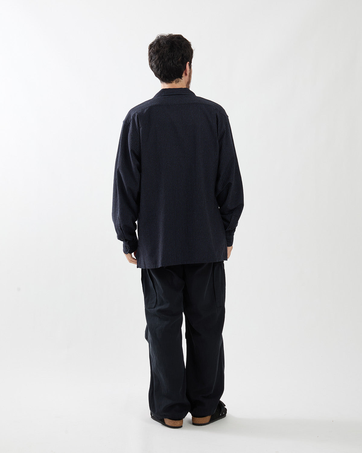 WASHED COTTON SILK LINEN HBT M-51 OVER PANTS