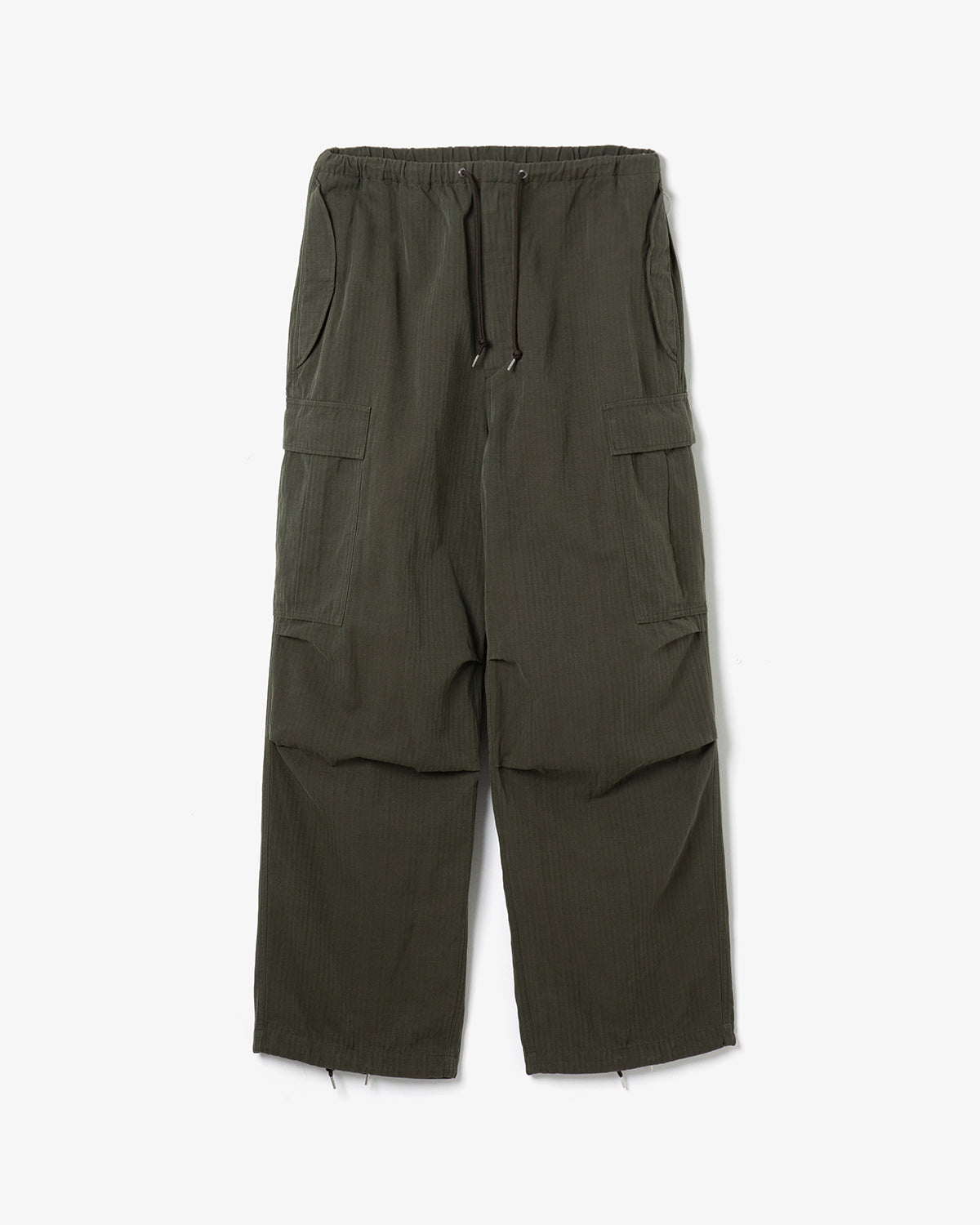 WASHED COTTON SILK LINEN HBT M-51 OVER PANTS