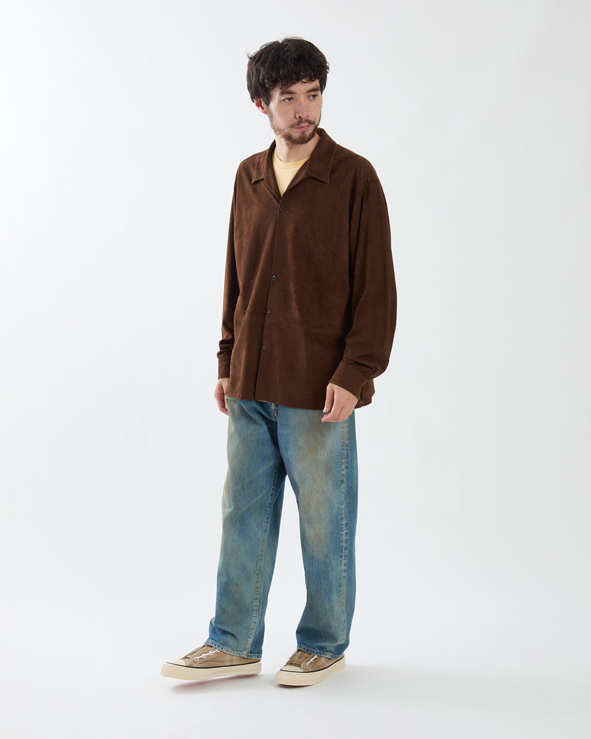 NO.37 WASHED WIDE DENIM PANTS