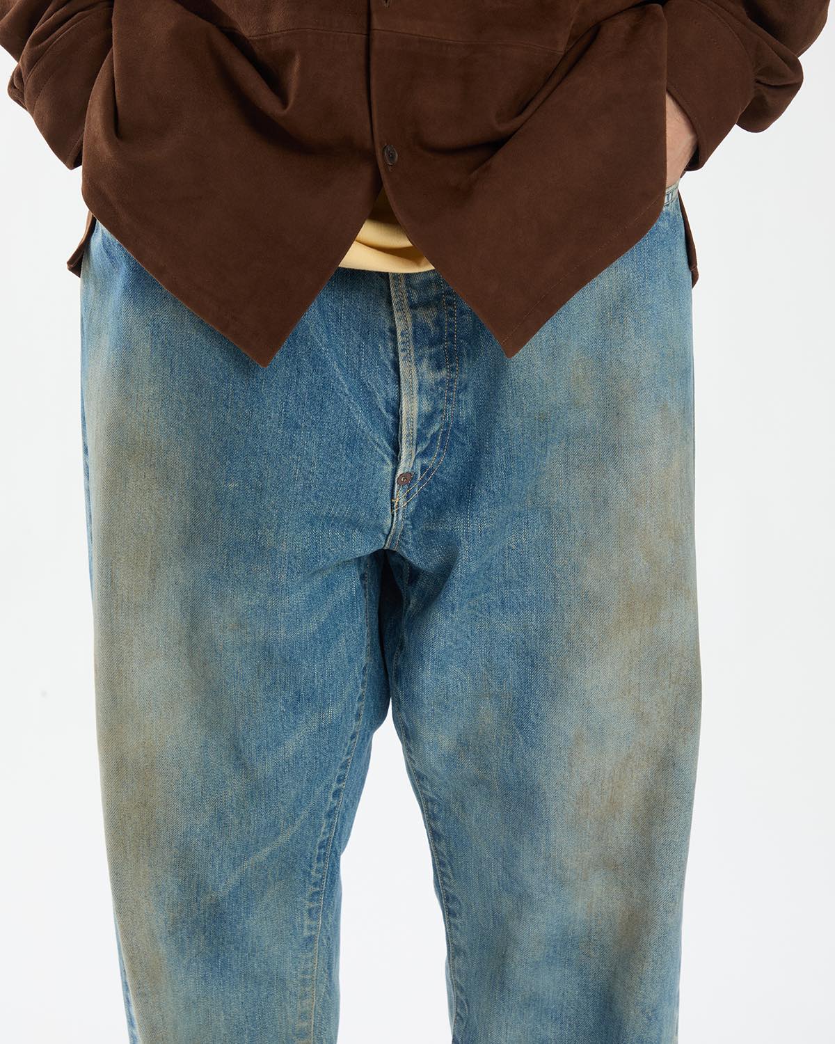 NO.37 WASHED WIDE DENIM PANTS