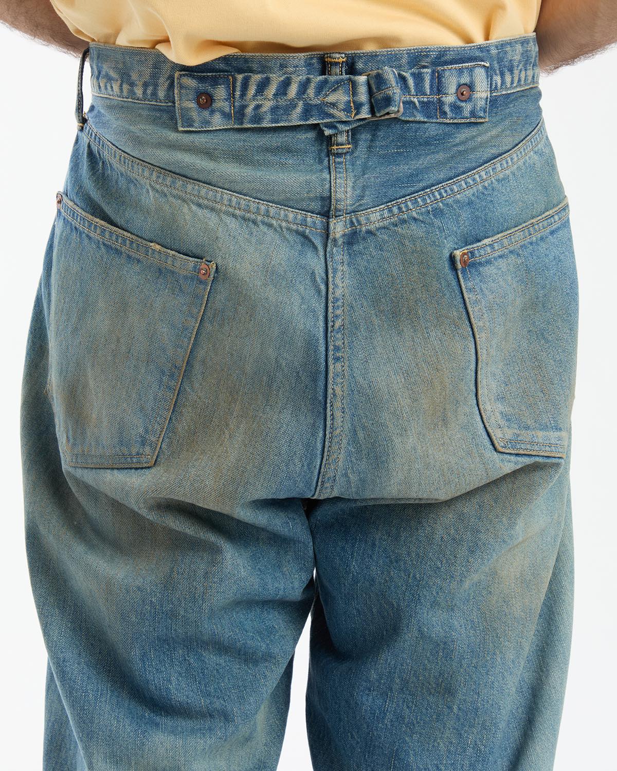 NO.37 WASHED WIDE DENIM PANTS