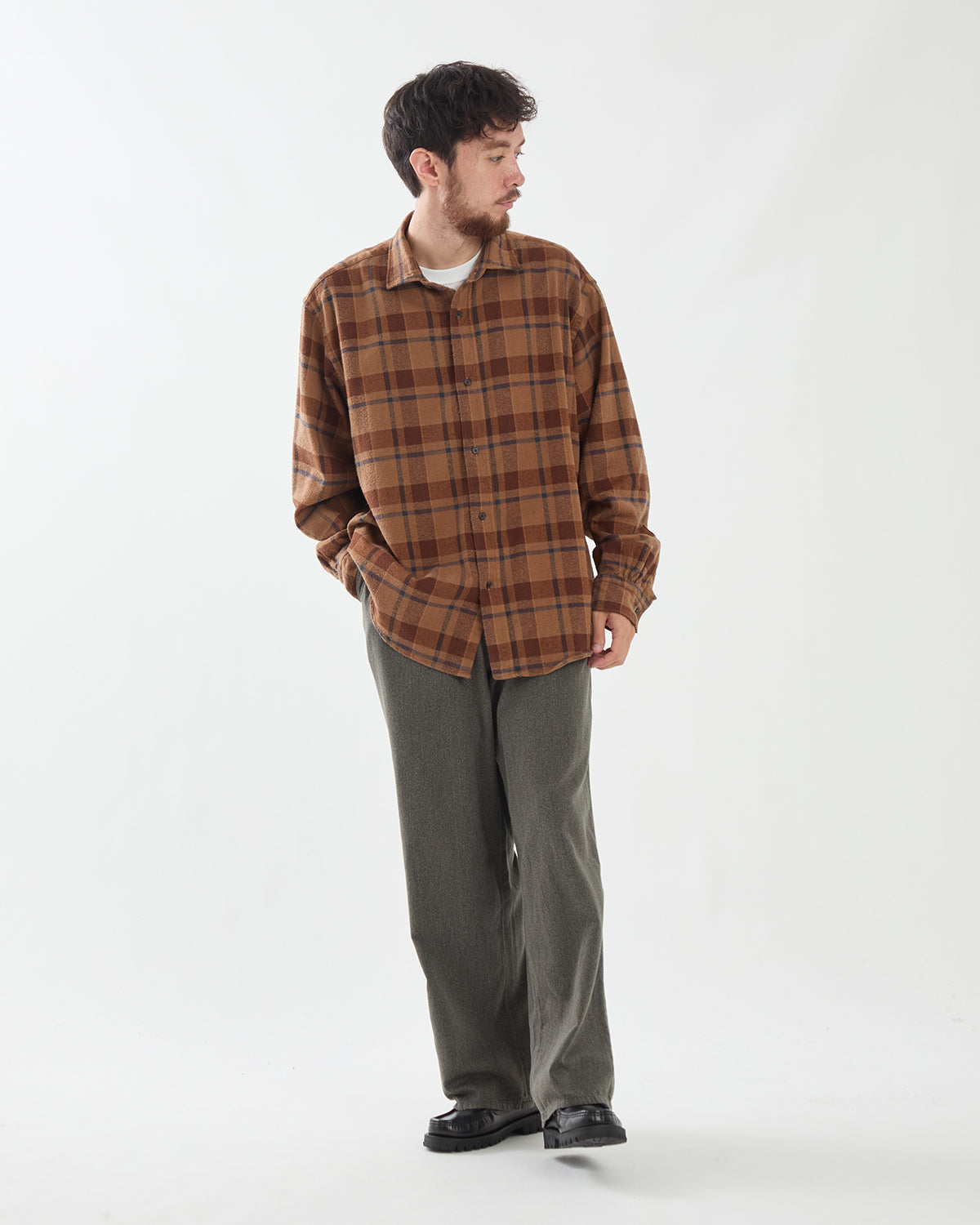 VINTAGE BLACK CHAMBRAY WORK PANTS
