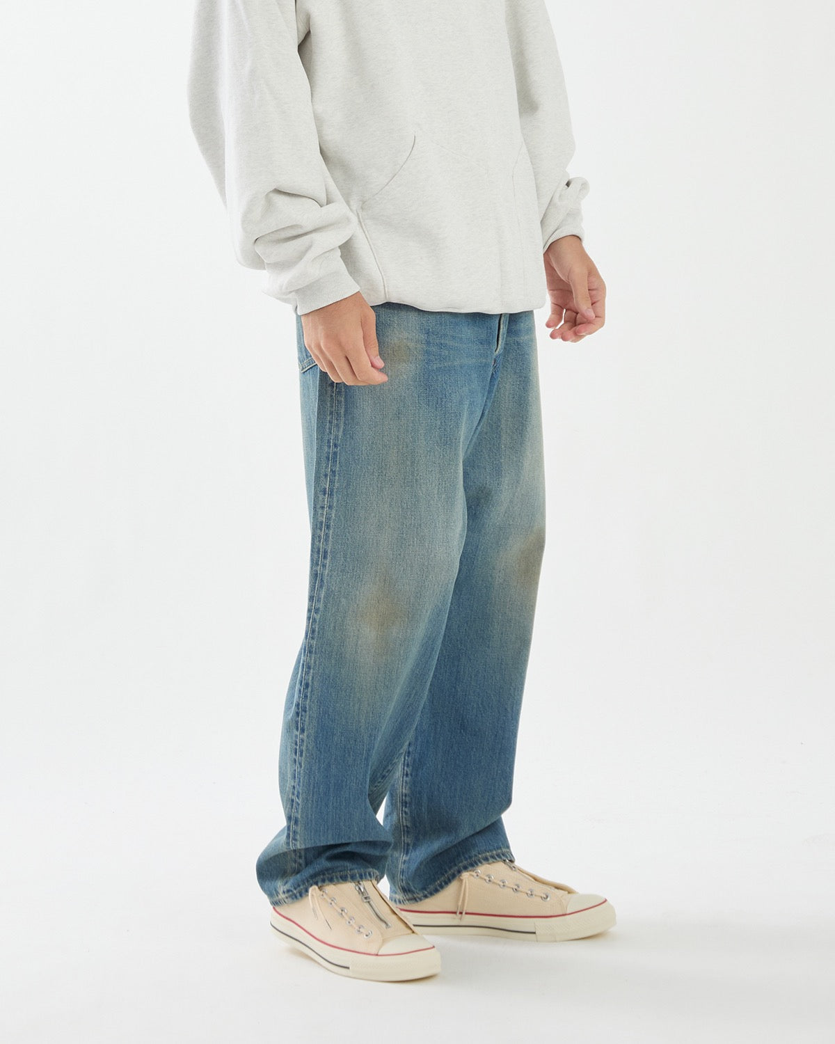 NO.22 WASHED WIDE DENIM PANTS