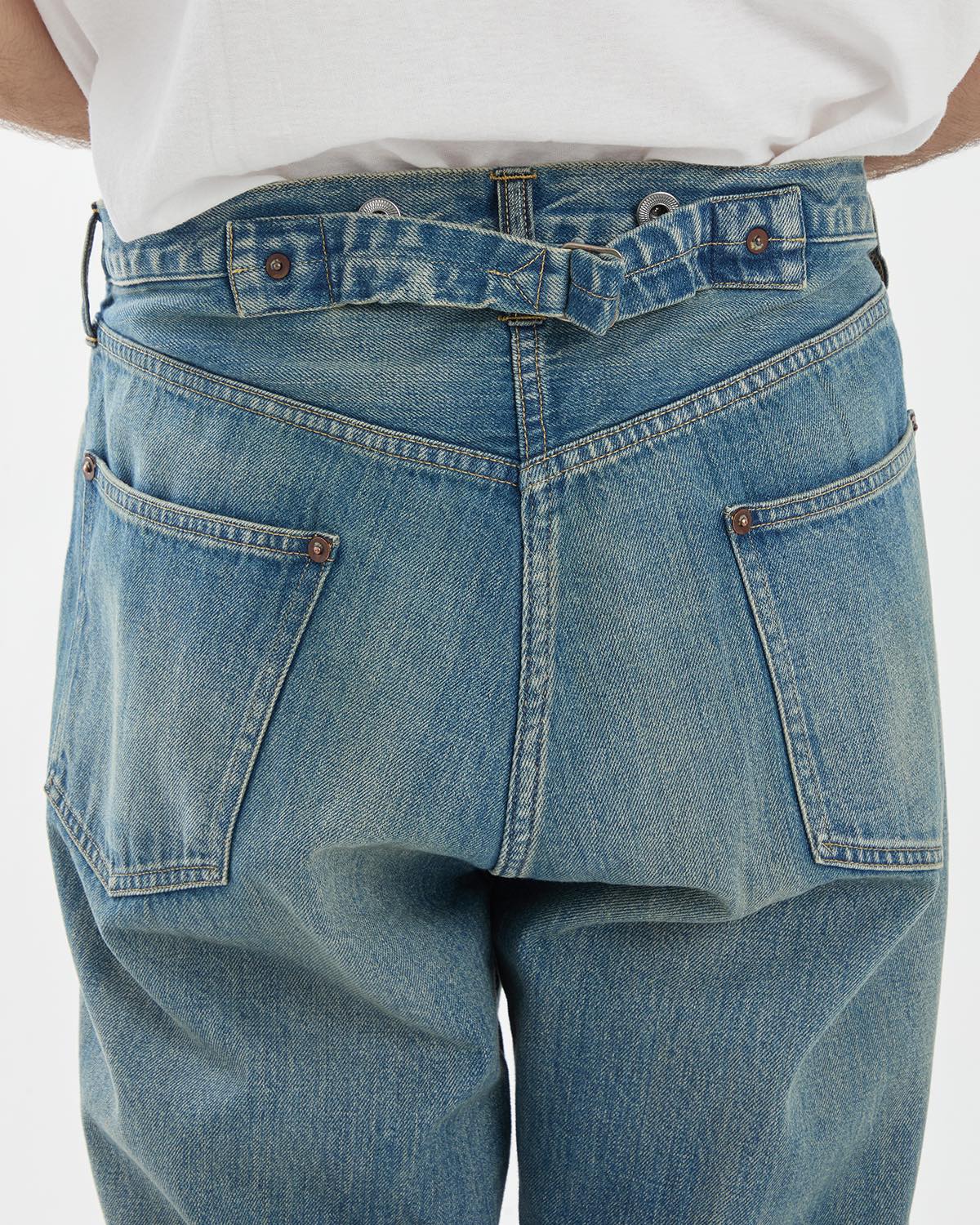 NO.22 WASHED WIDE DENIM PANTS