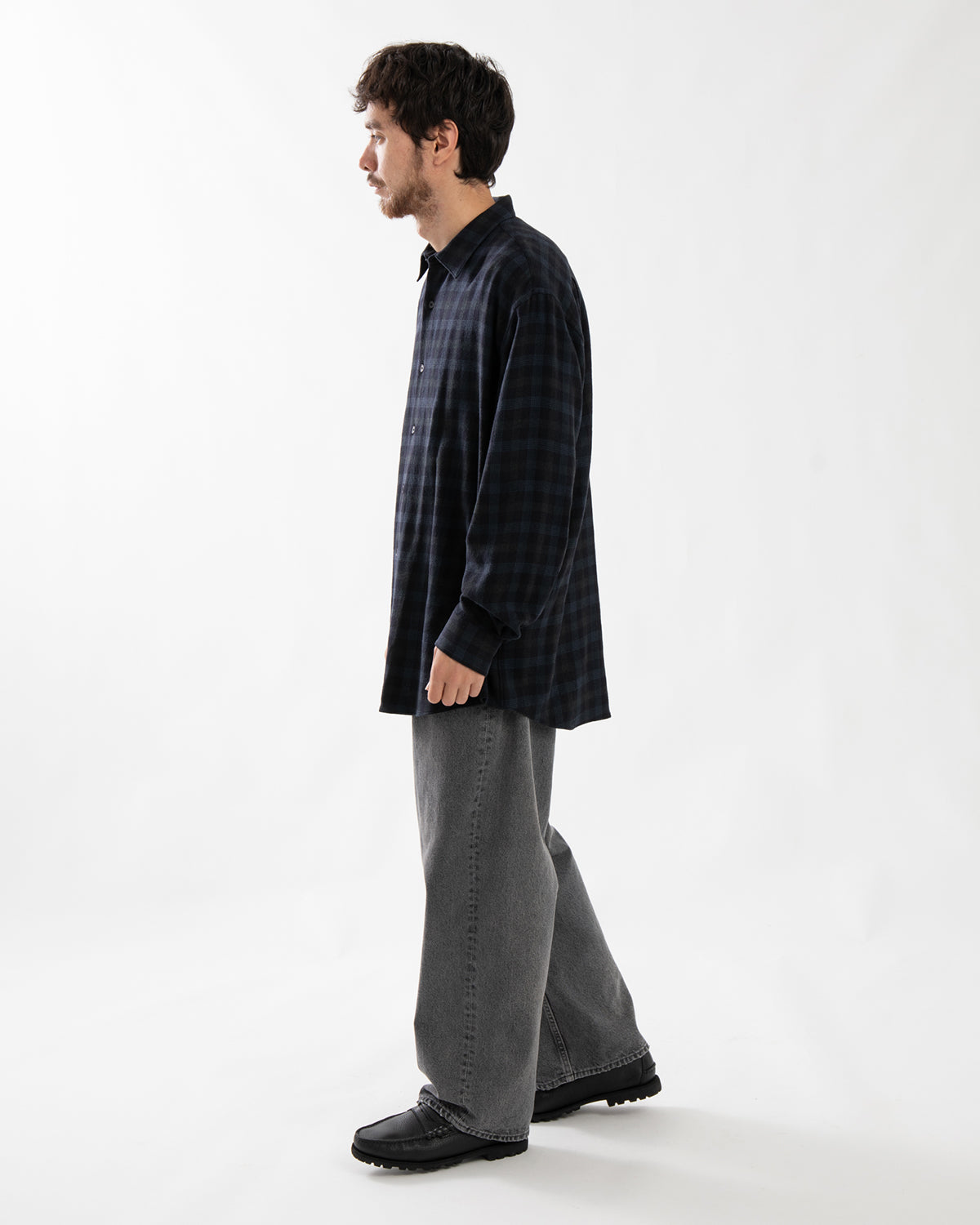 VINTAGE GRAY DENIM PANTS