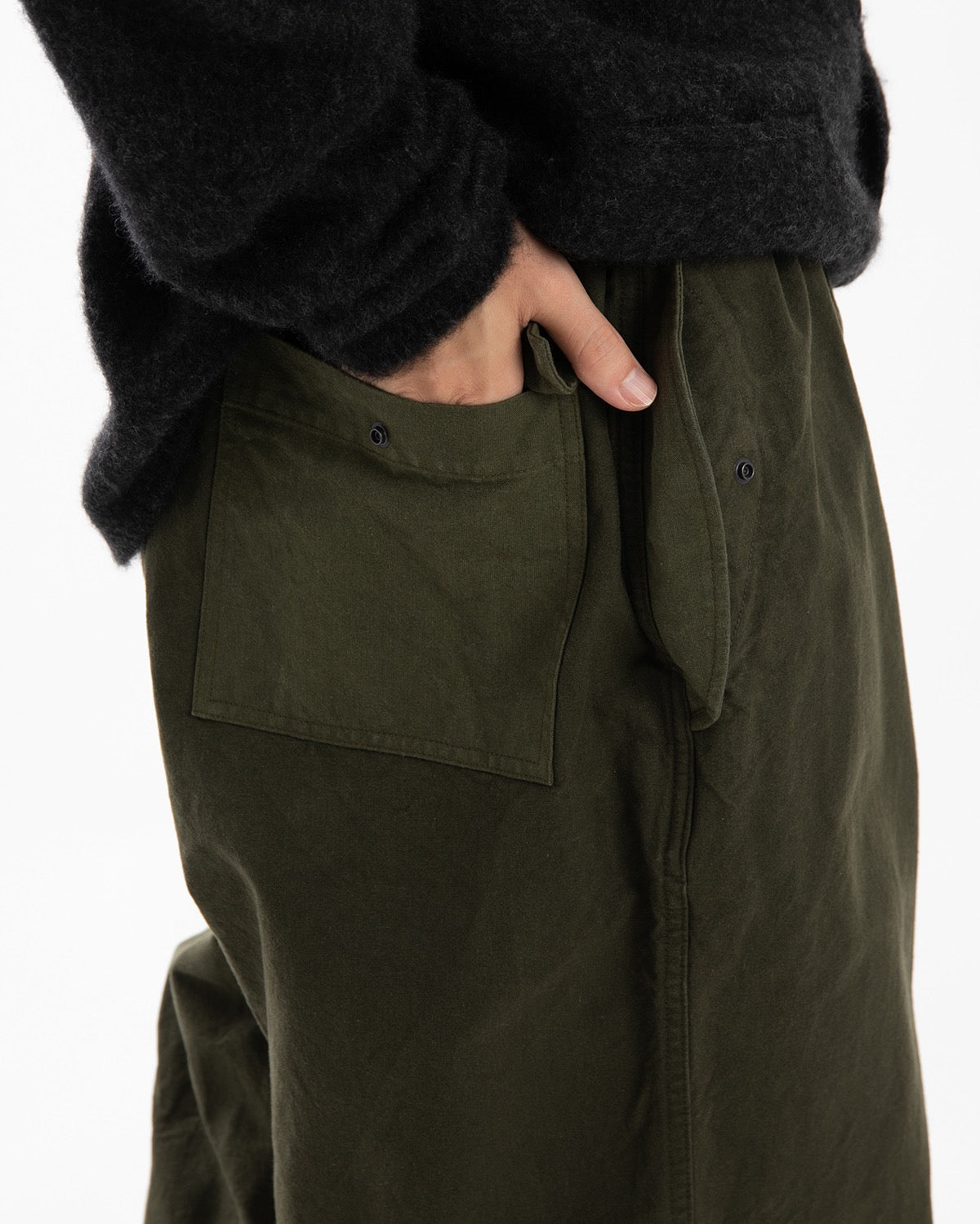 VINTAGE COTTON SILK OILED TENT CLOTH M-51 OVER PANTS