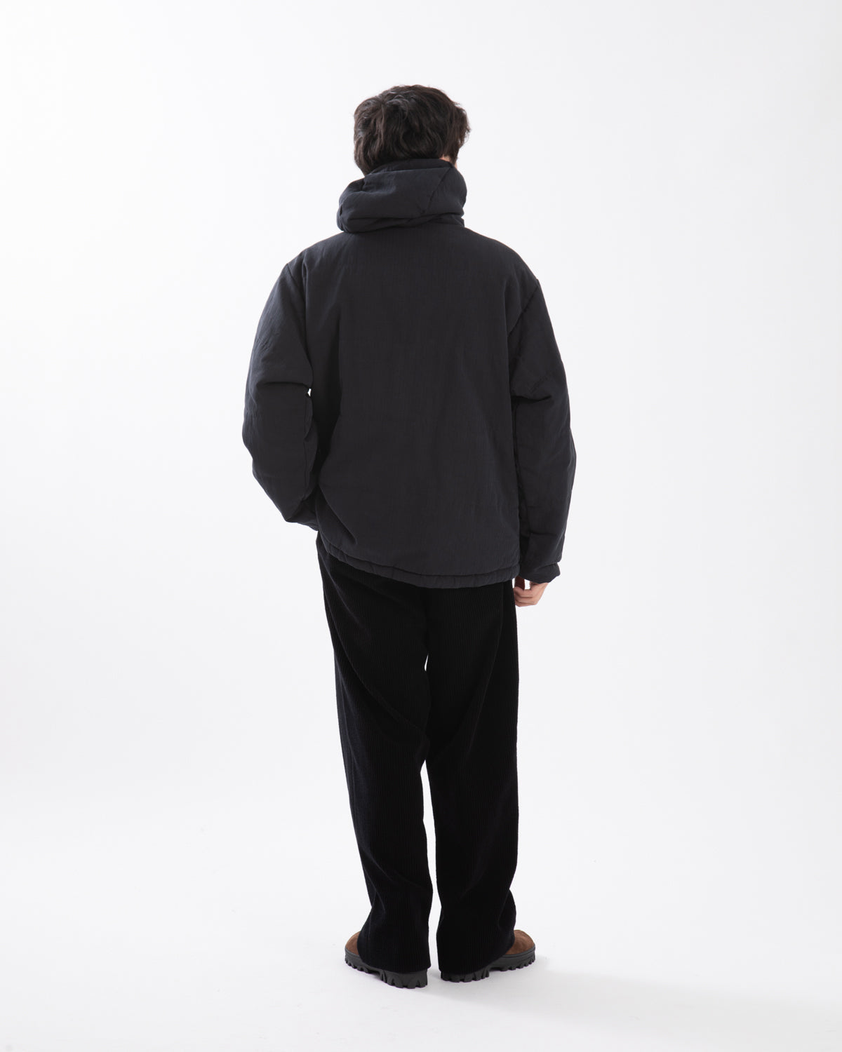 WOOL CORDUROY WIDE TROUSERS