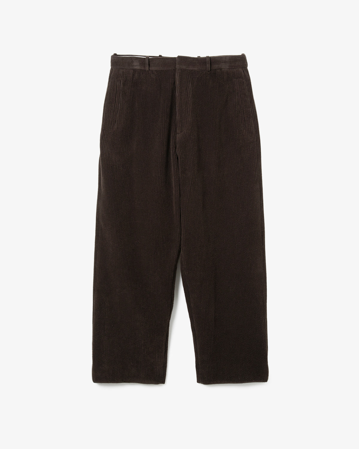 WOOL CORDUROY WIDE TROUSERS
