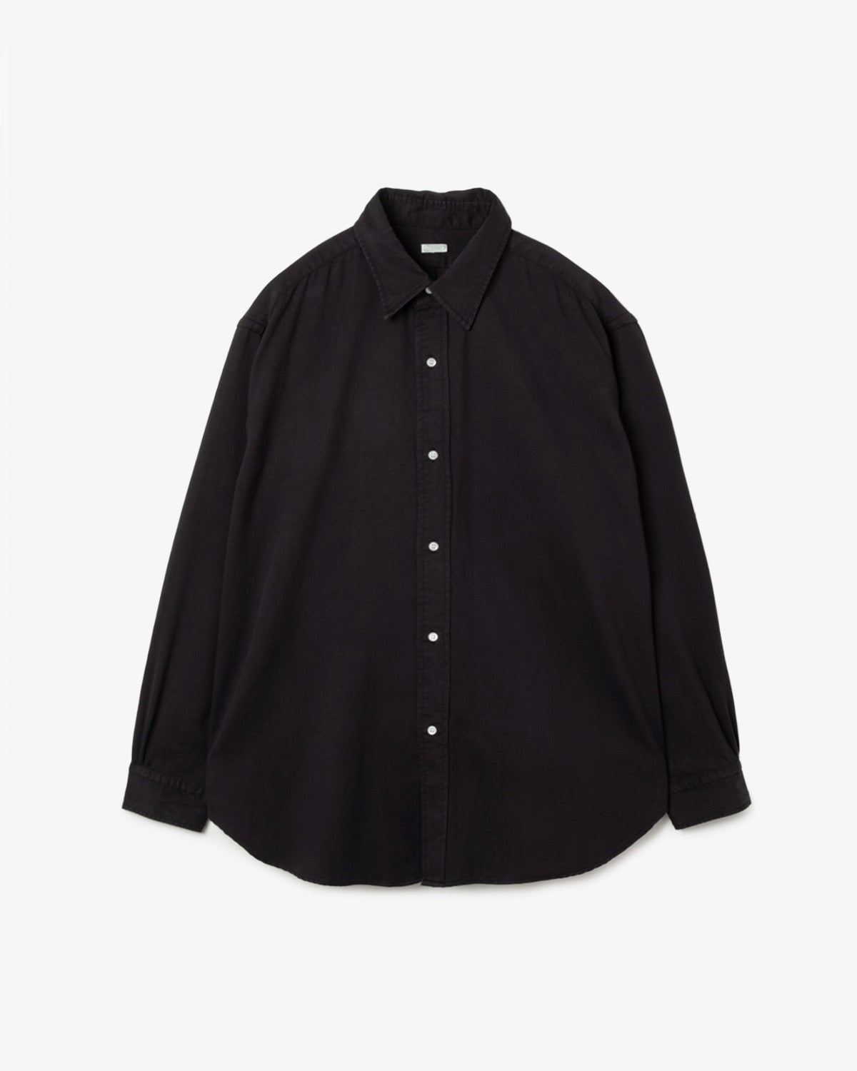 DOUBLE WEAVE TWILL REGULAR COLLAR SHIRT