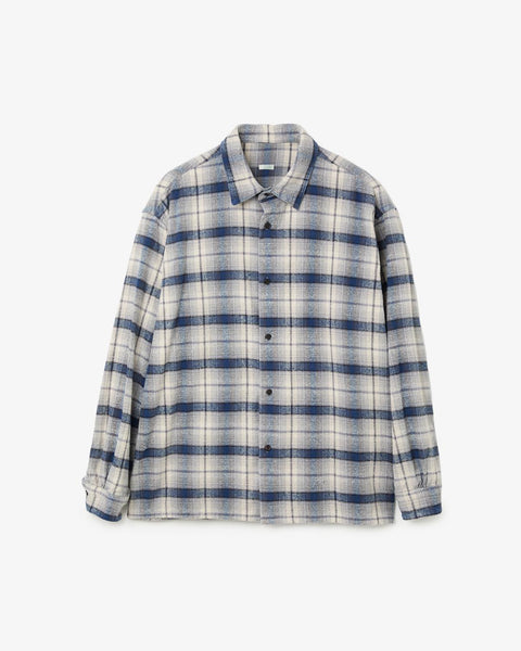 VINTAGE COTTON SILK NEP TWILL CHECK SHIRT – COVERCHORD