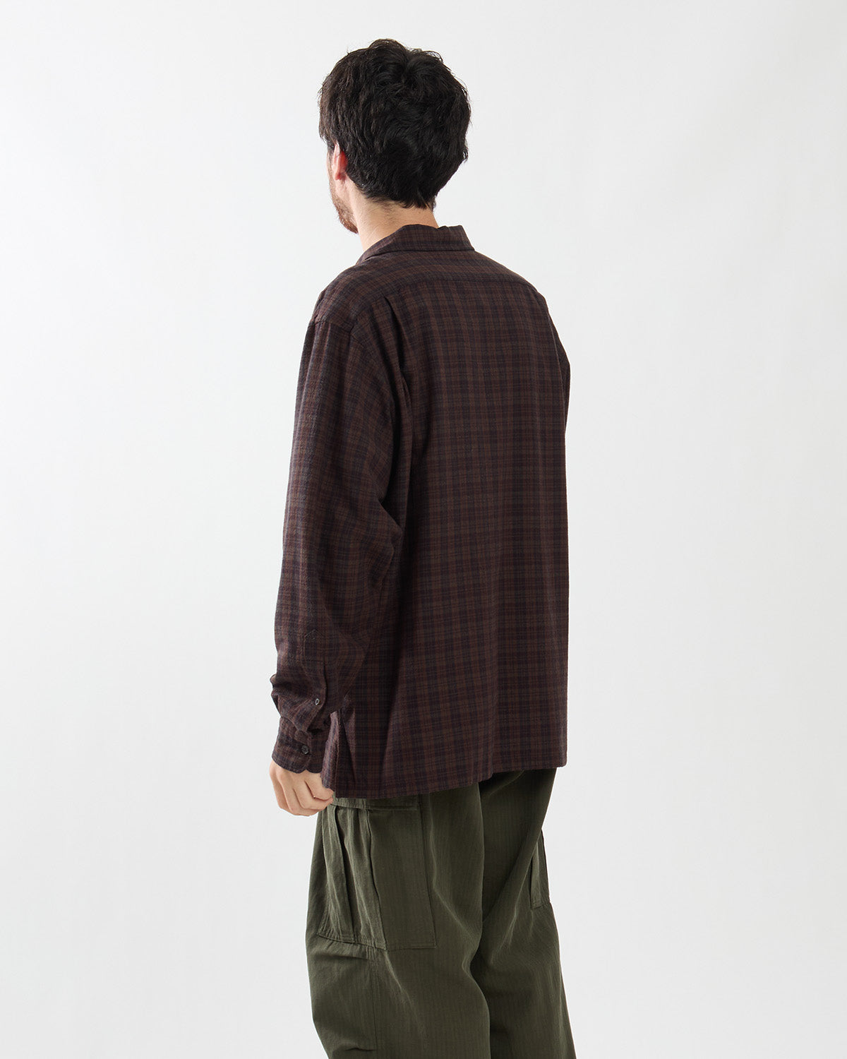 SILK NEP LOOP COLLAR SHIRTS