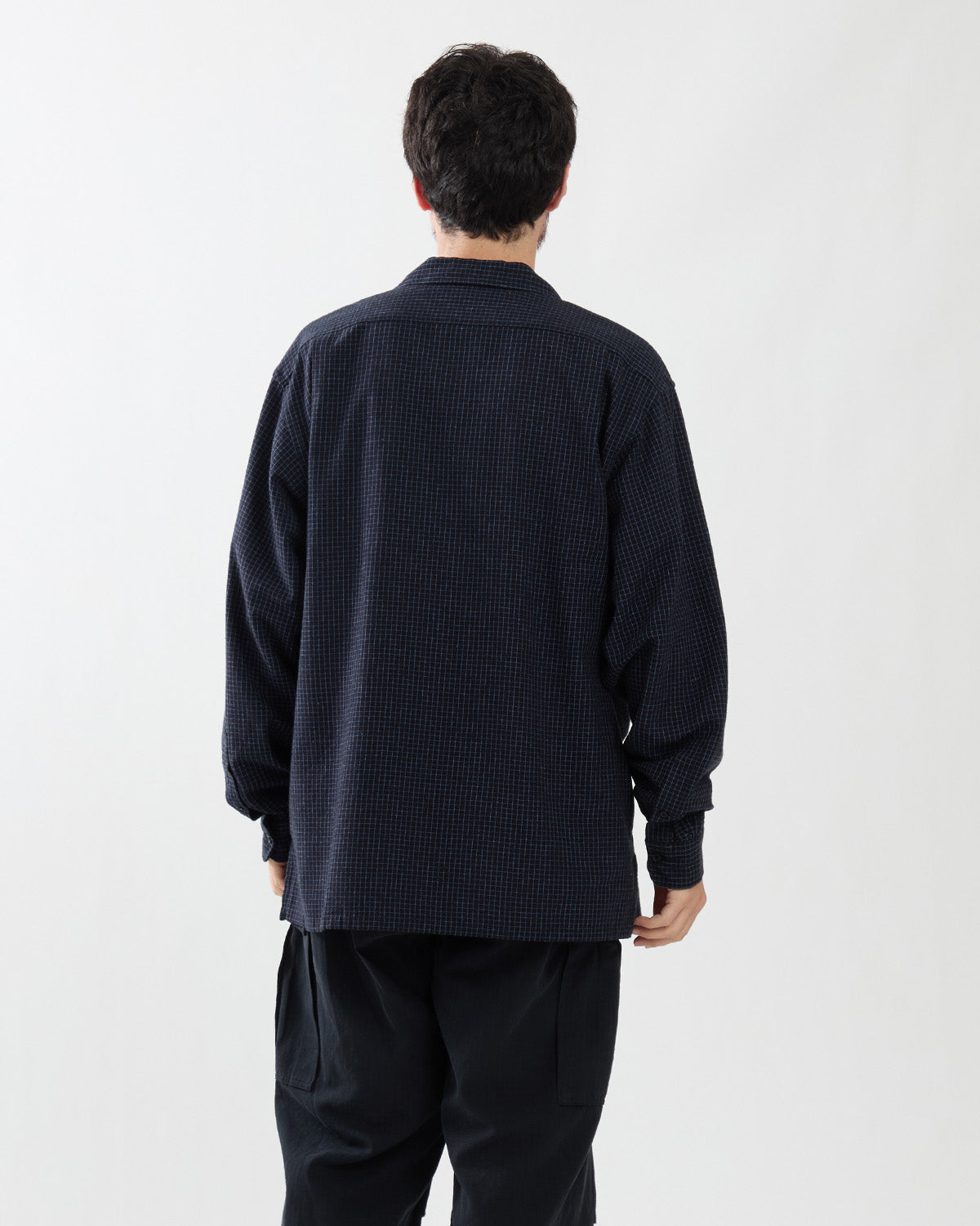 SILK NEP LOOP COLLAR SHIRTS