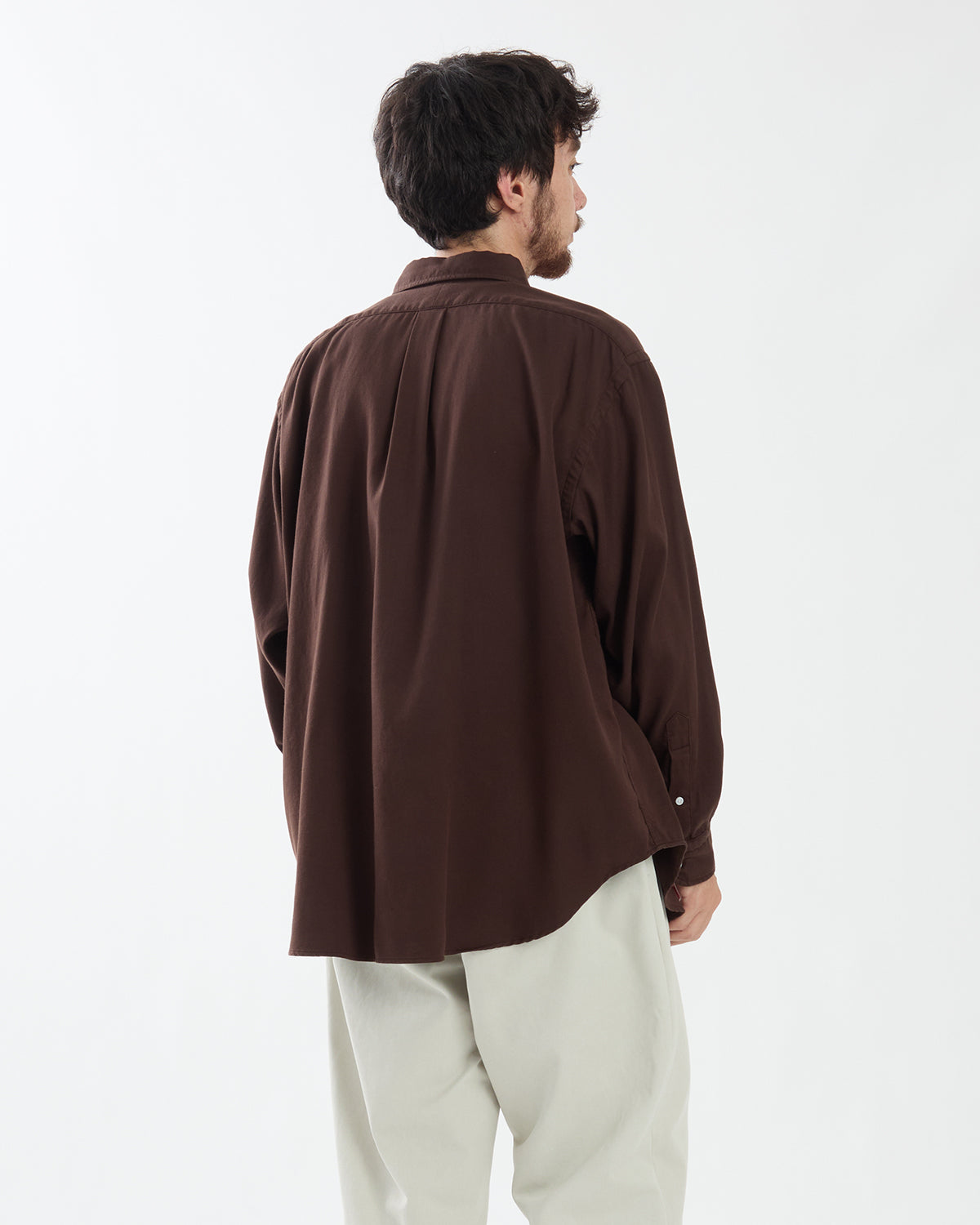 DOUBLE WEAVE TWILL REGULAR COLLAR SHIRTS