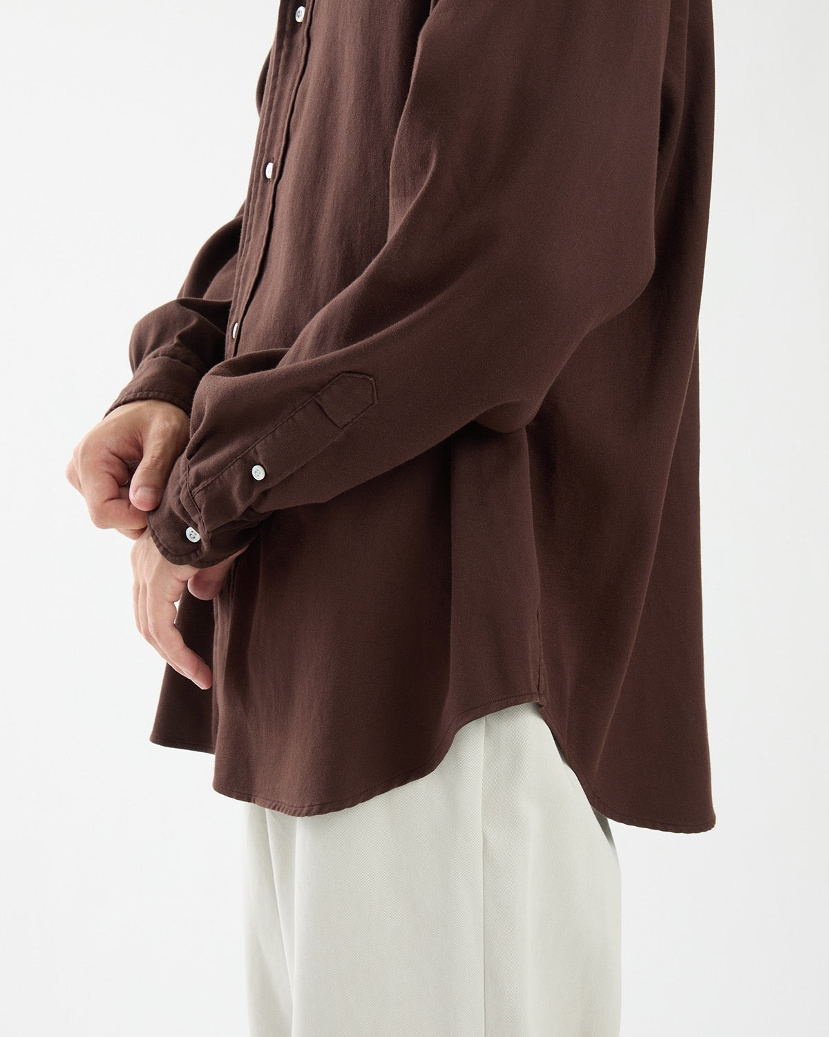DOUBLE WEAVE TWILL REGULAR COLLAR SHIRTS
