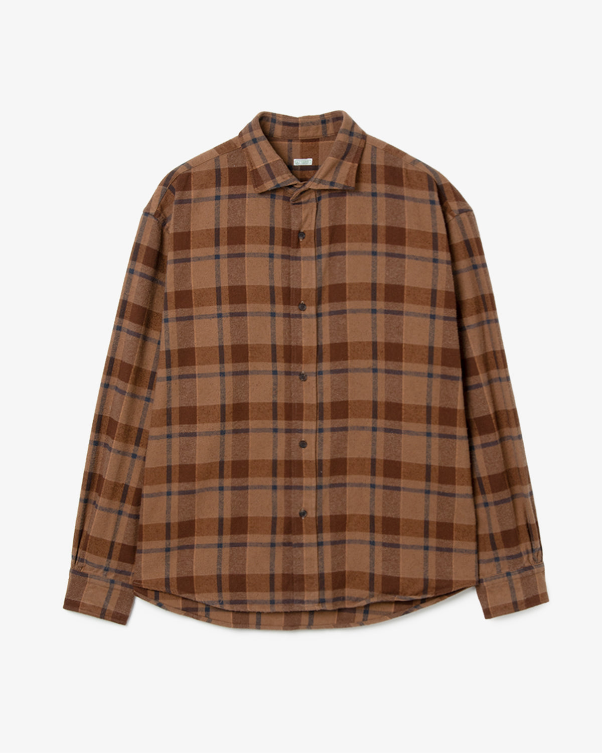 VINTAGE COTTON SILK NEP TWILL CHECK SHIRTS