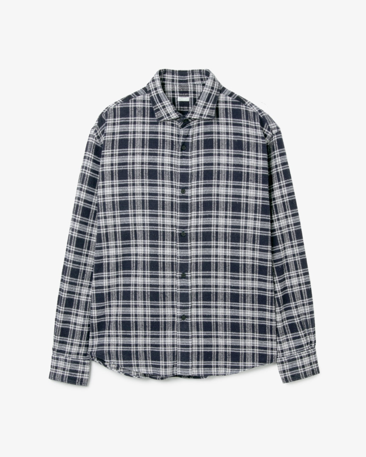 VINTAGE COTTON SILK NEP TWILL CHECK SHIRTS