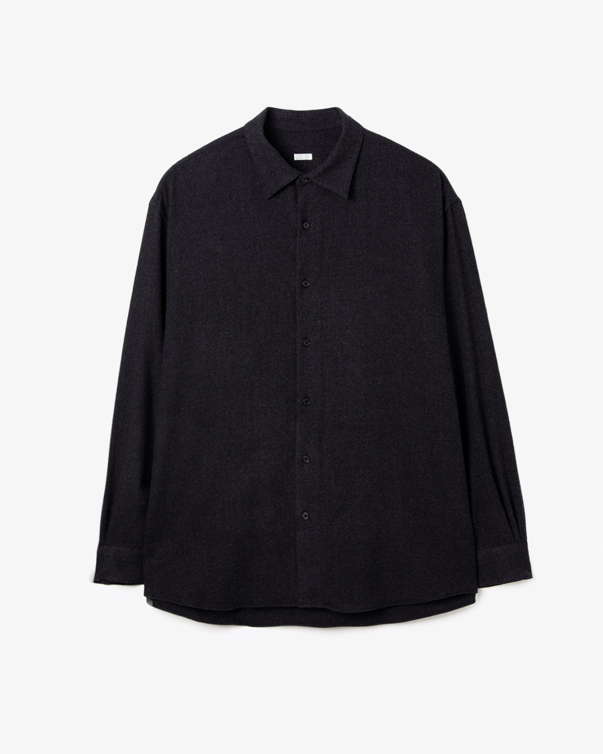 WOOL REGULAR COLLAR SHIRT