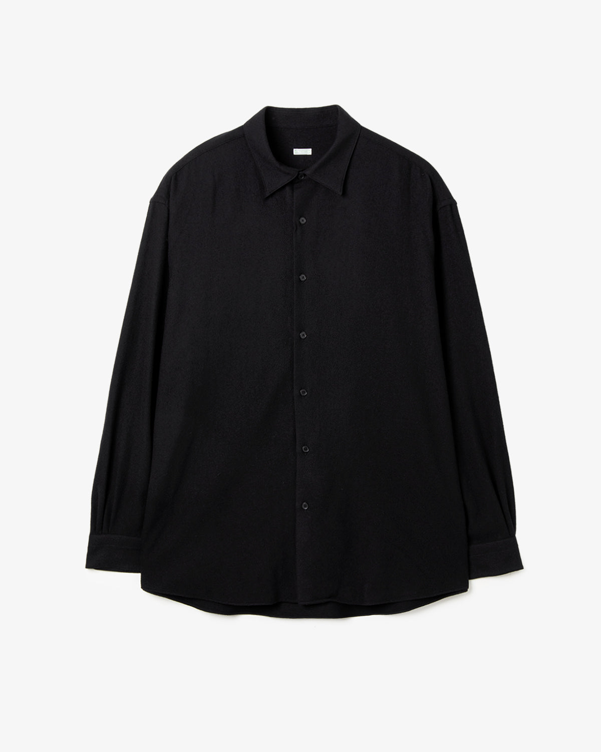 WOOL REGULAR COLLAR SHIRT