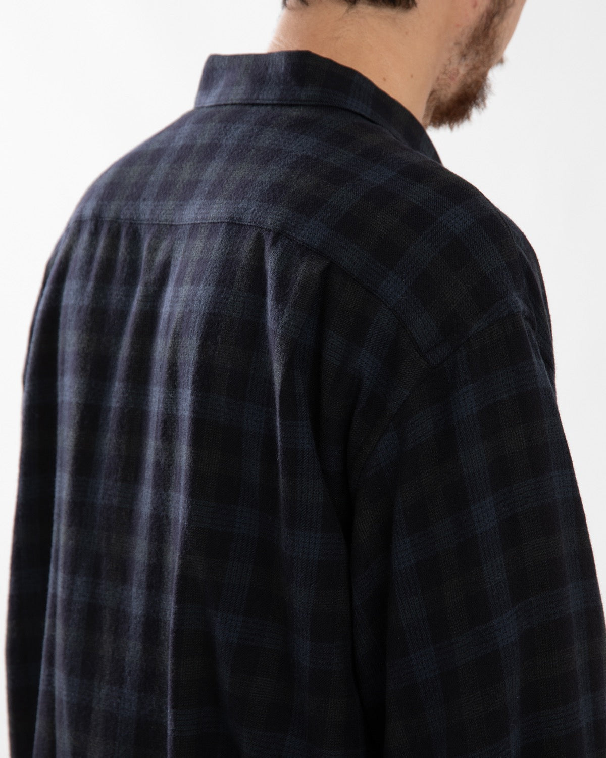 WOOL REGULAR COLLAR SHIRT