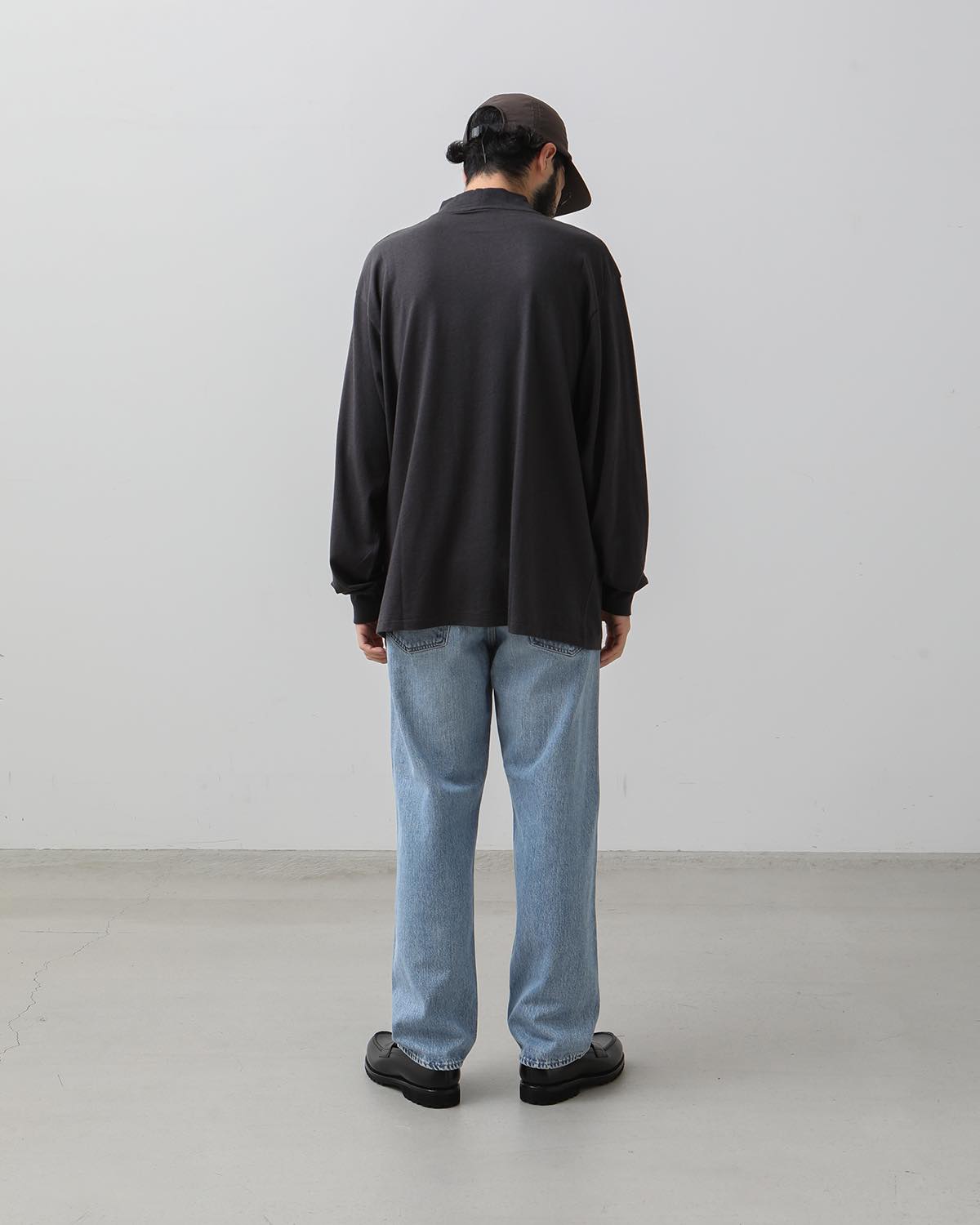 CASHMERE BLEND TURTLE NECK L/S T-SHIRT