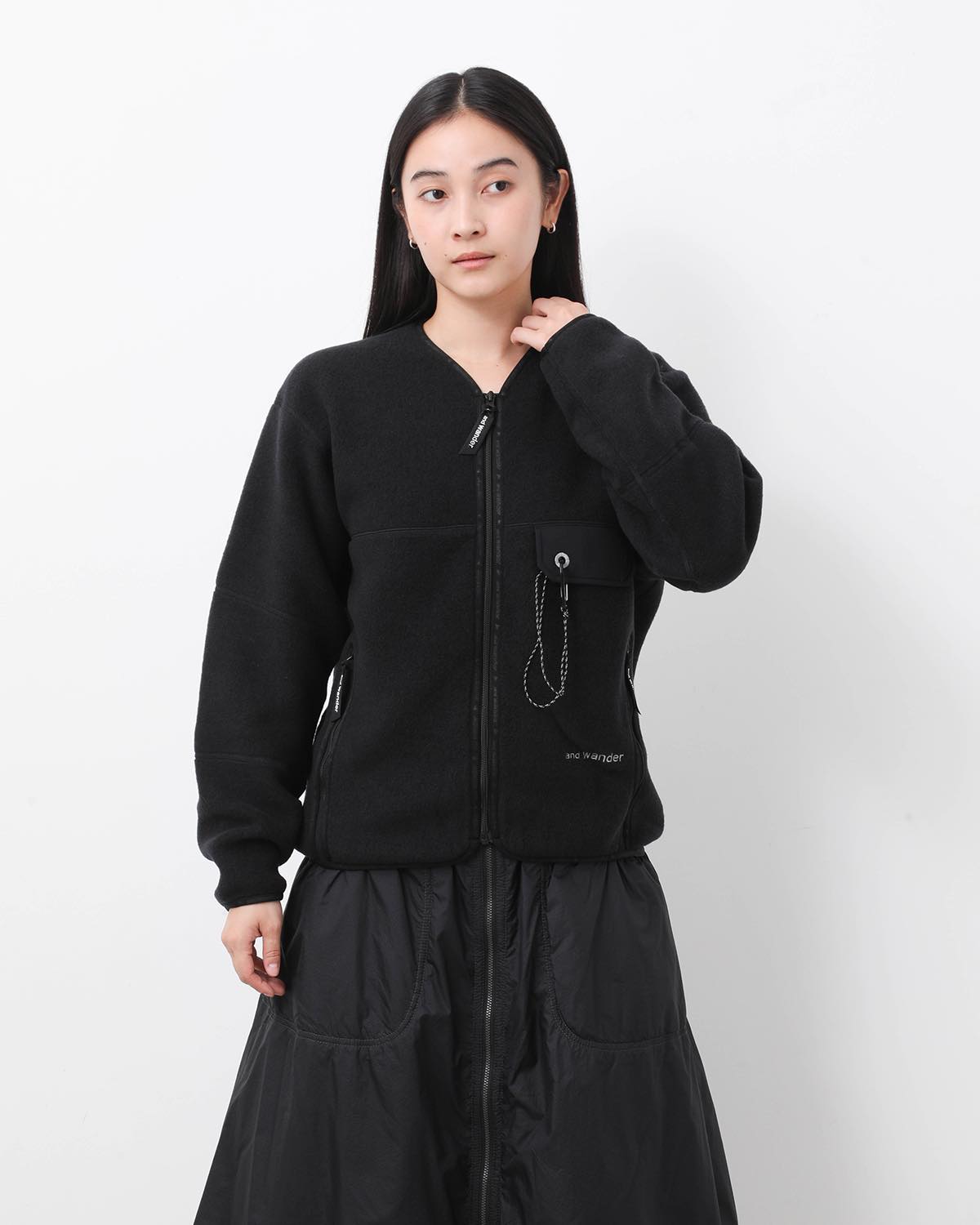 WOOL FLEECE CARDIGAN (WOMEN'S)