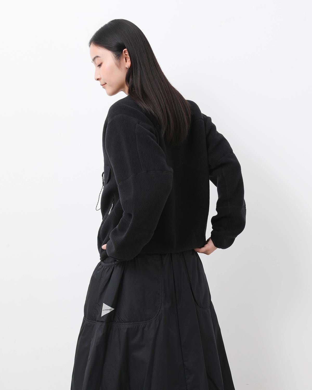 WOOL FLEECE CARDIGAN (WOMEN'S)