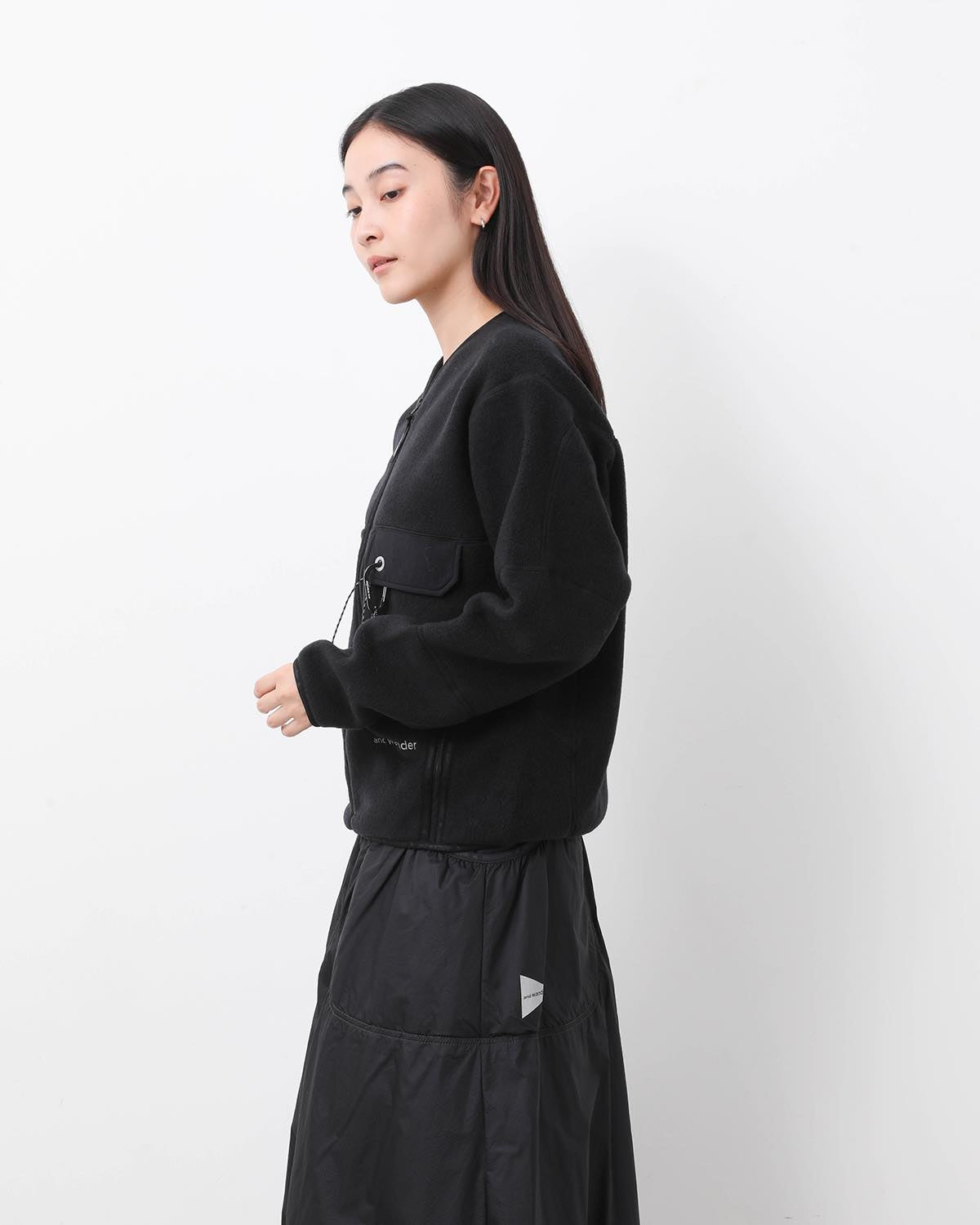 WOOL FLEECE CARDIGAN (WOMEN'S)