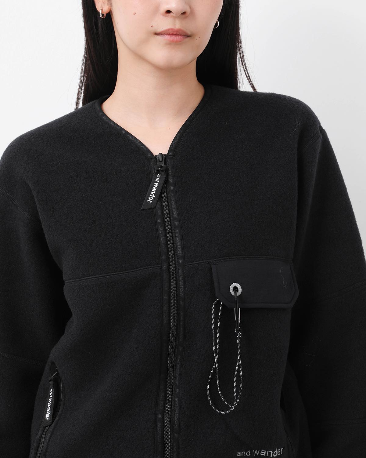 WOOL FLEECE CARDIGAN (WOMEN'S)