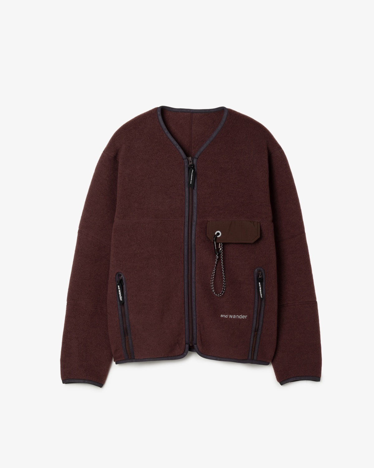 WOOL FLEECE CARDIGAN (WOMEN'S)