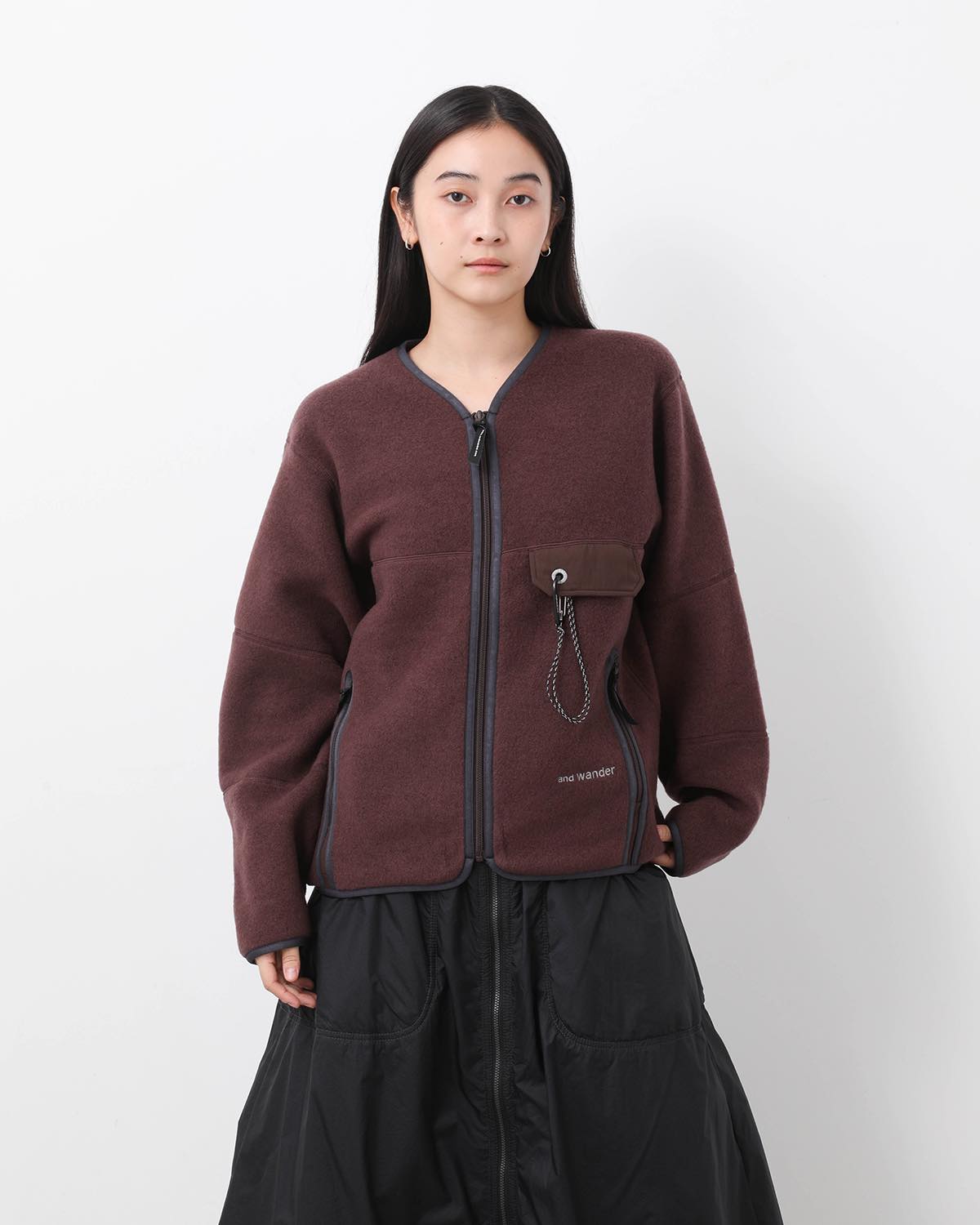 WOOL FLEECE CARDIGAN (WOMEN'S)