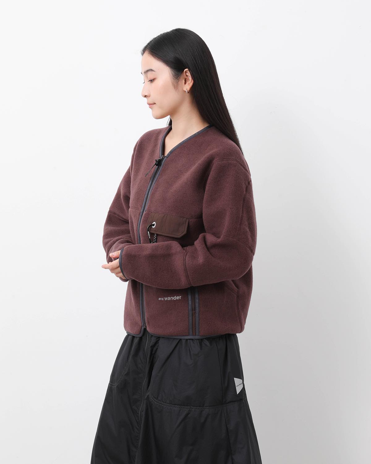WOOL FLEECE CARDIGAN (WOMEN'S)