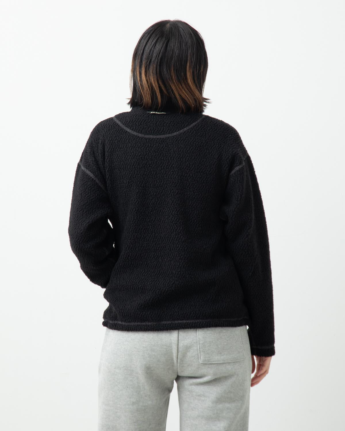 RE WOOL JQ STAND ZIP (WOMEN'S)