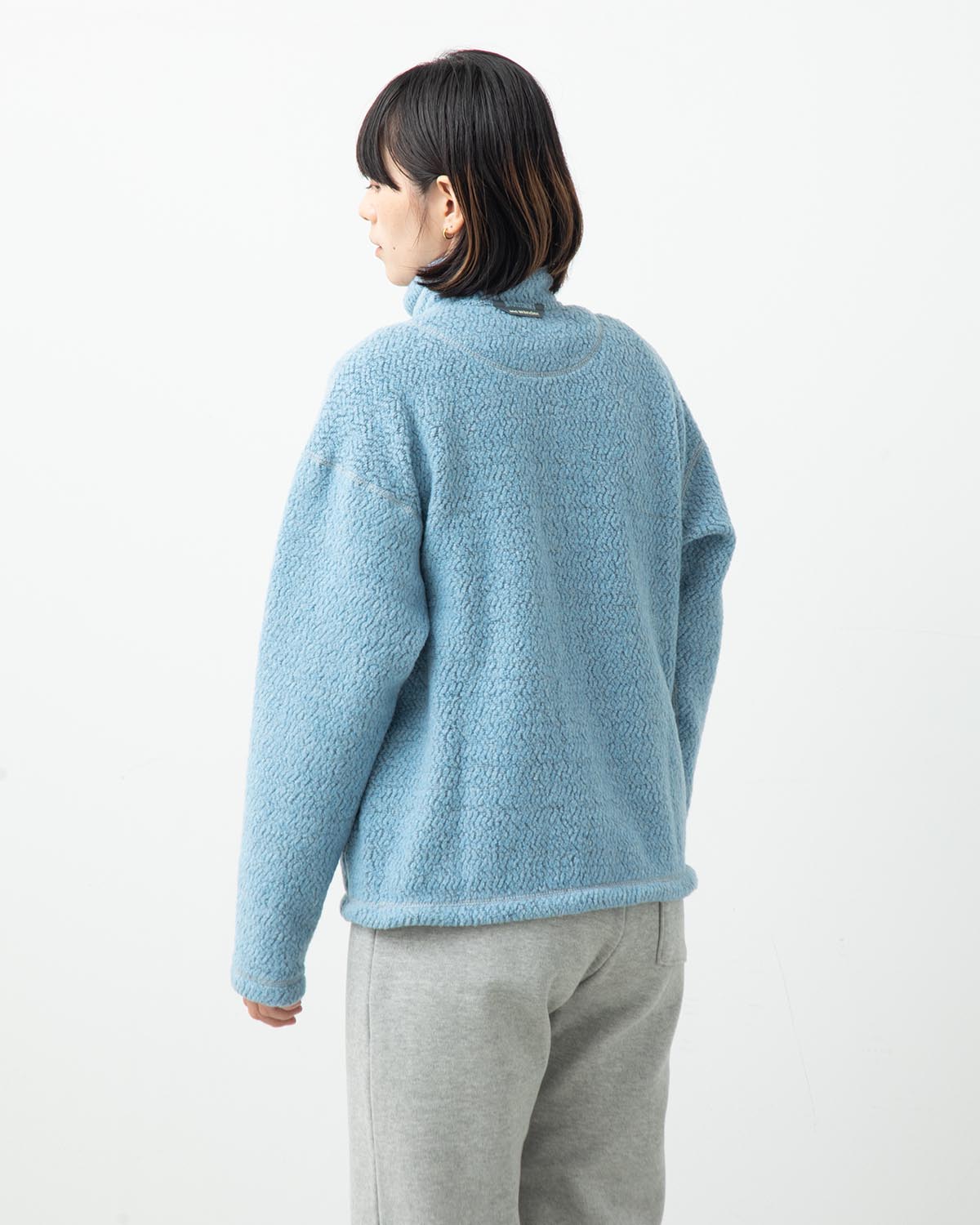 RE WOOL JQ STAND ZIP (WOMEN'S)