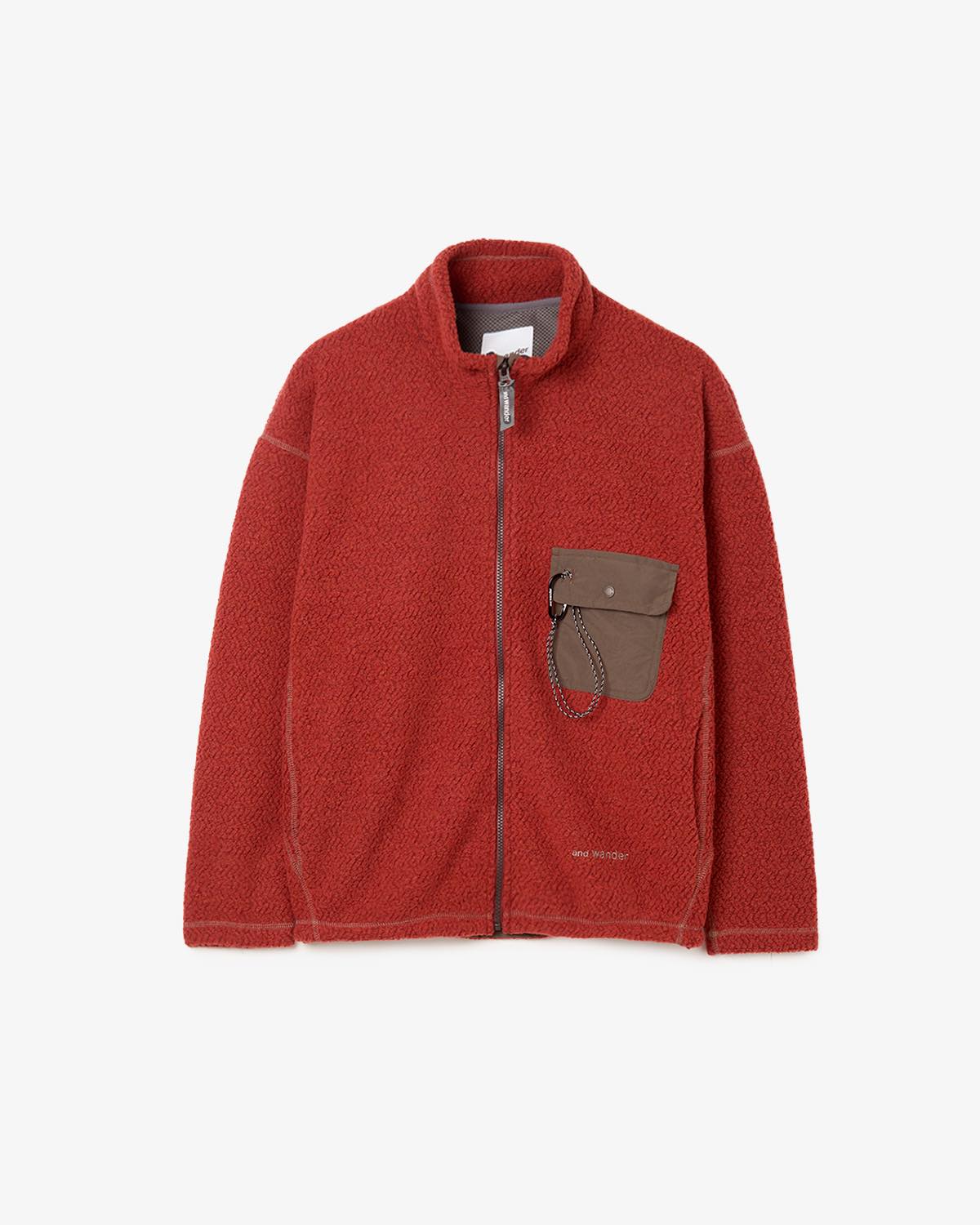 RE WOOL JQ STAND ZIP (WOMEN'S)