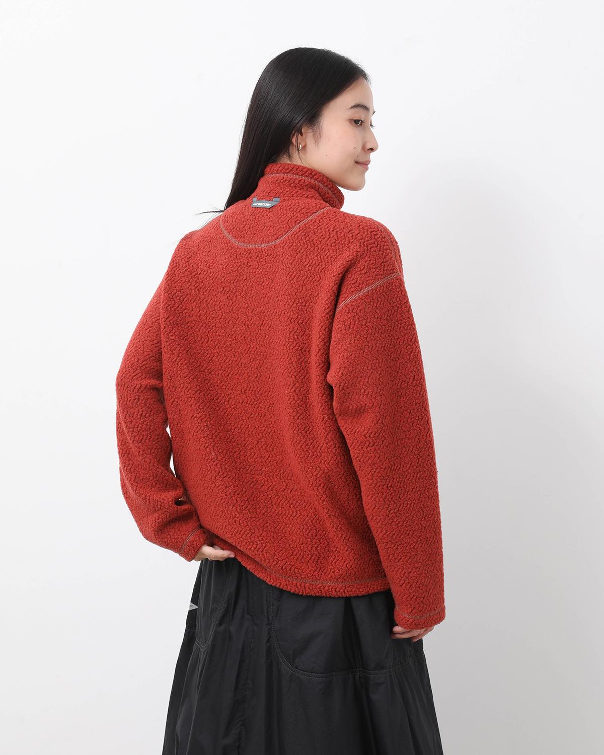 RE WOOL JQ STAND ZIP (WOMEN'S)
