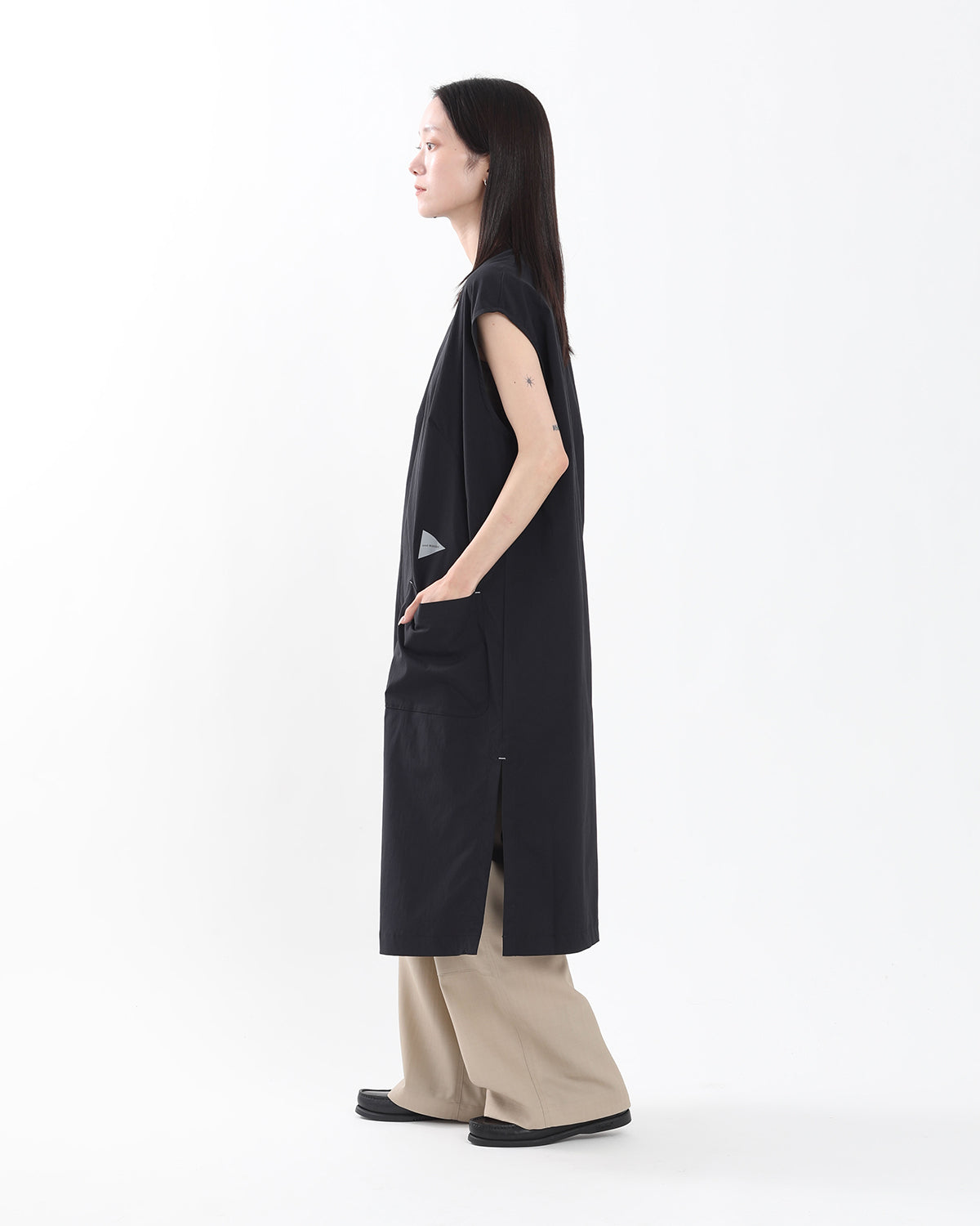 UV CUT STRETCH SS DRESS (W)