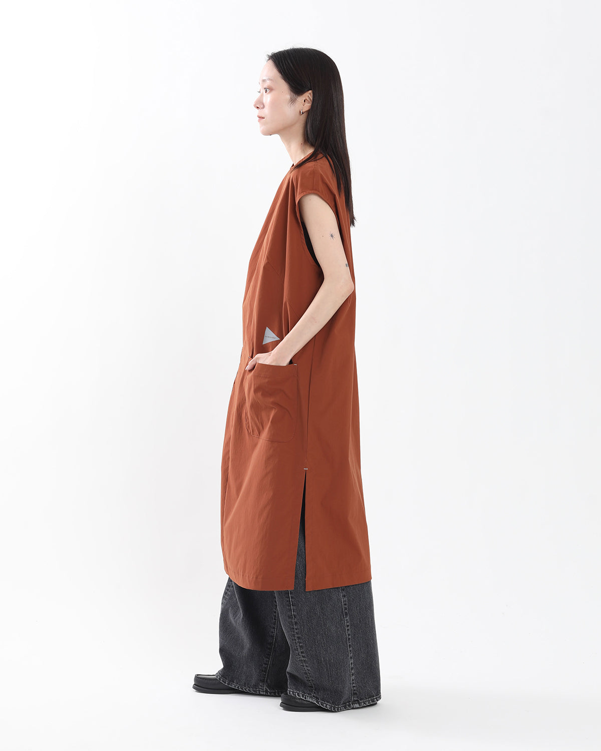 UV CUT STRETCH SS DRESS (W)