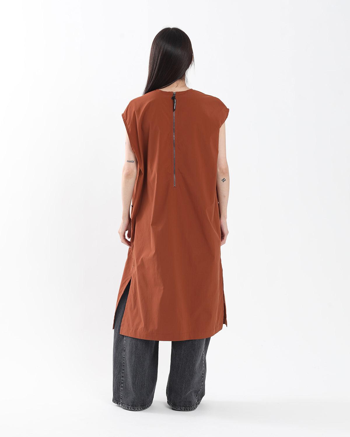 UV CUT STRETCH SS DRESS (W)