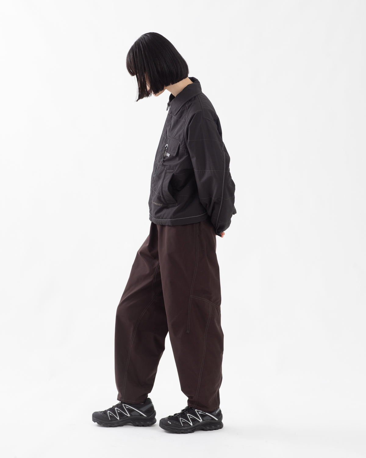 HIGH COUNT CLOTH WIDE PANTS