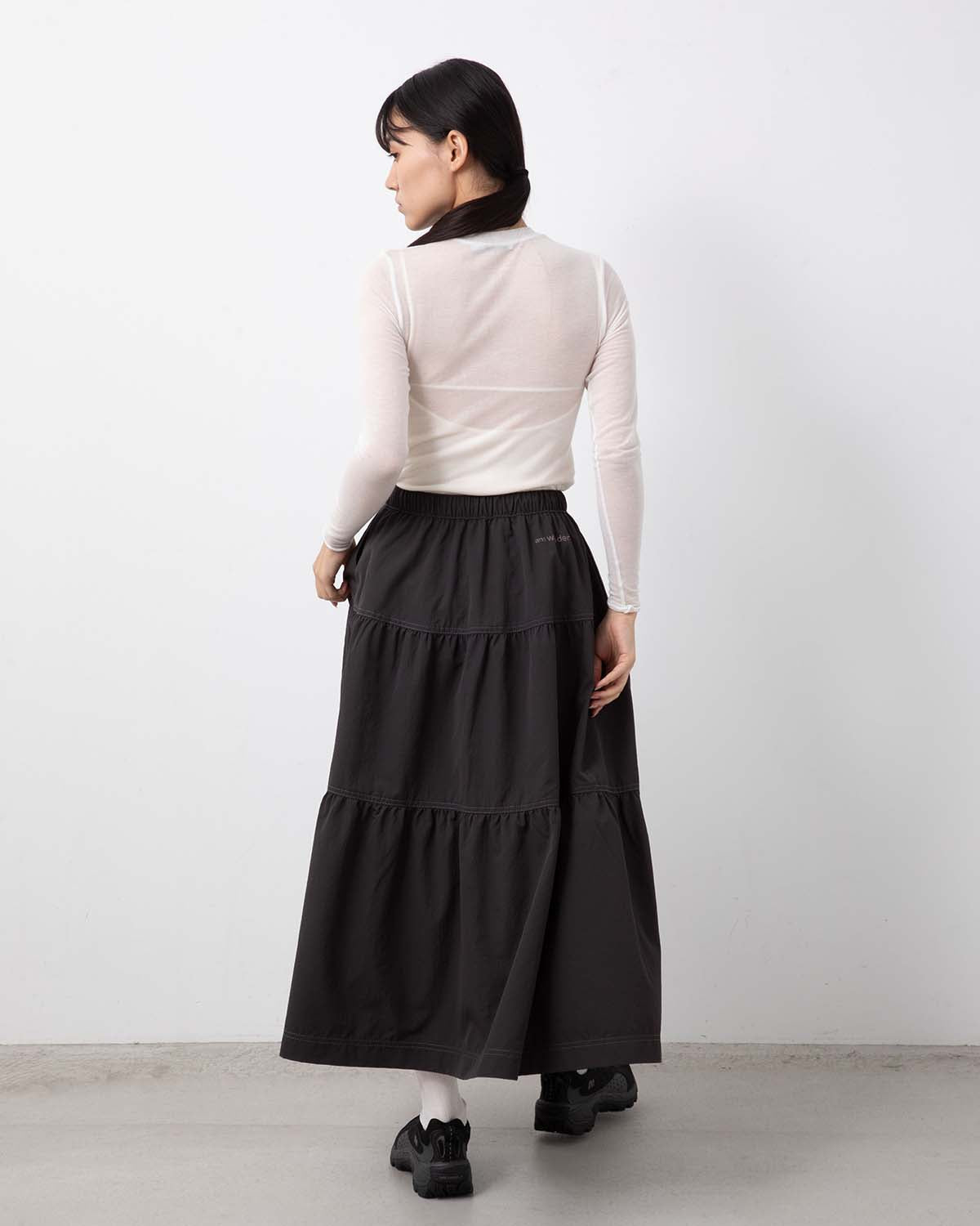 CRINKLED NYLON SKIRT 2 (W)